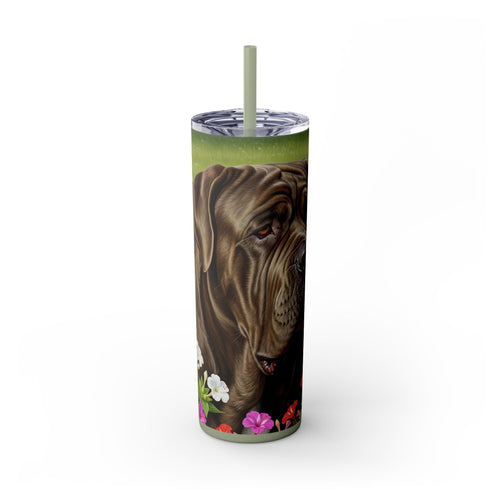 Skinny Tumbler with Straw – 20 oz Stainless Steel Cup