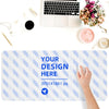 Create Your Own 17x35in Horizontal Oversized Leather Waterproof Keyboard Pad