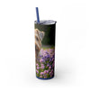 Skinny Tumbler with Straw – 20 oz Stainless Steel Cup