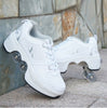 Four wheeled tiktok shoes for men and women pulley