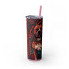 Skinny Tumbler with Straw – 20 oz Stainless Steel Cup