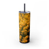 Skinny Tumbler with Straw – 20 oz Stainless Steel Cup