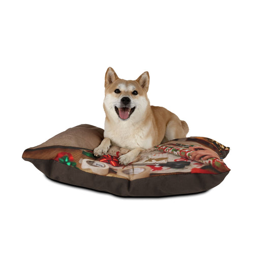 Holiday Puppies Pet Bed