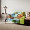 Sweatshirt Blanket – Plush Fleece Throw, 2 Size Options