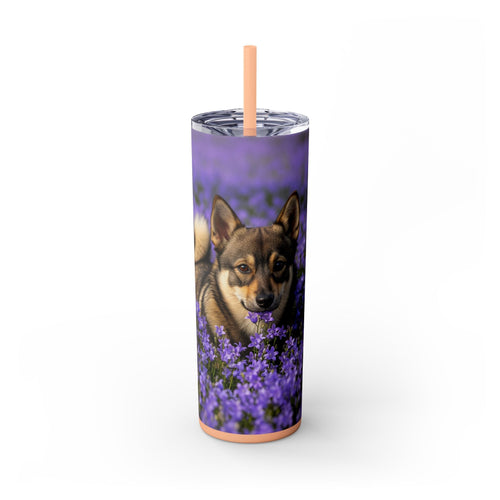 Skinny Tumbler with Straw – 20 oz Stainless Steel Cup