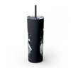 Skinny Tumbler with Straw – 20 oz Stainless Steel Cup