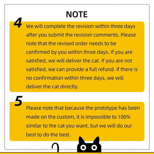 Basic Custom Cat Plush – Personalized Pet Unique Gift Idea
