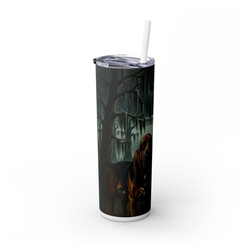 Skinny Tumbler with Straw – 20 oz Stainless Steel Cup