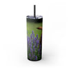 Skinny Tumbler with Straw – 20 oz Stainless Steel Cup