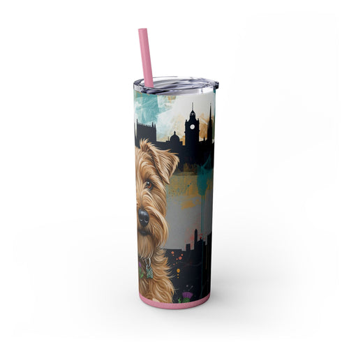 Skinny Tumbler with Straw – 20 oz Stainless Steel Cup