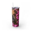 Skinny Tumbler with Straw – 20 oz Stainless Steel Cup