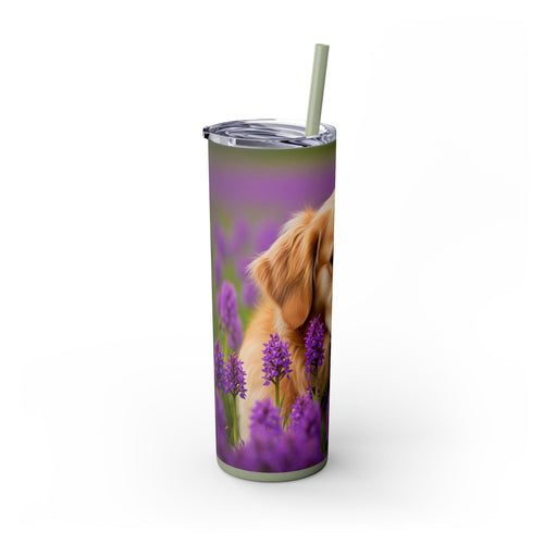Skinny Tumbler with Straw – 20 oz Stainless Steel Cup