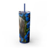 Skinny Tumbler with Straw – 20 oz Stainless Steel Cup