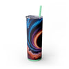 Skinny Tumbler with Straw – 20 oz Stainless Steel Cup