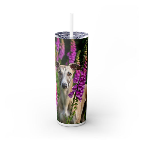 Skinny Tumbler with Straw – 20 oz Stainless Steel Cup