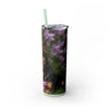 Skinny Tumbler with Straw – 20 oz Stainless Steel Cup