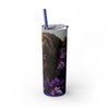 Skinny Tumbler with Straw – 20 oz Stainless Steel Cup