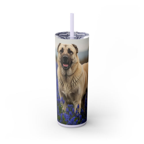 Skinny Tumbler with Straw – 20 oz Stainless Steel Cup
