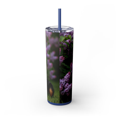 Skinny Tumbler with Straw – 20 oz Stainless Steel Cup