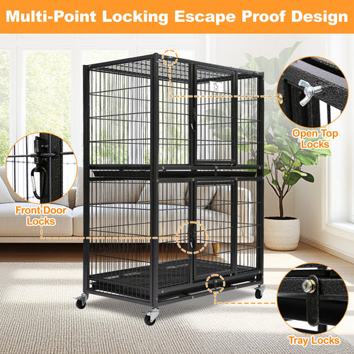 31 Two-Tier Dog Crate 46A