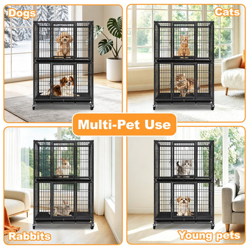 31 Two-Tier Dog Crate 46A