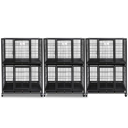 31 Two-Tier Dog Crate 46A