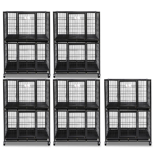 31 Two-Tier Dog Crate 46A