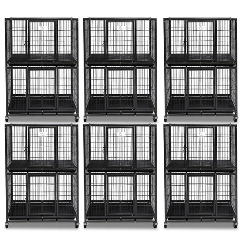 31 Two-Tier Dog Crate 46A