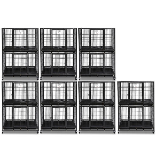 31 Two-Tier Dog Crate 46A