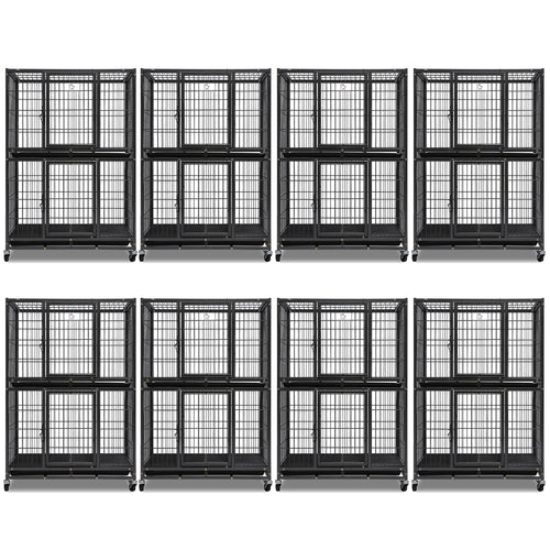 31 Two-Tier Dog Crate 46A
