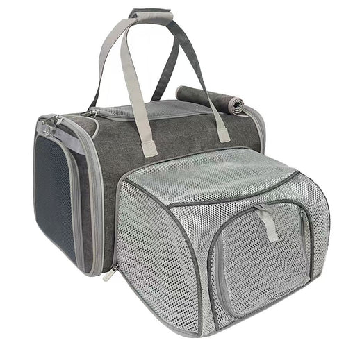 Mr. Peanut's Gold Series Standard Size Airline Compliant Expandable Pet Carrier