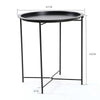 Simple Wrought Iron Small Coffee Tray Table Side A Few Functions