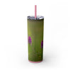 Skinny Tumbler with Straw – 20 oz Stainless Steel Cup
