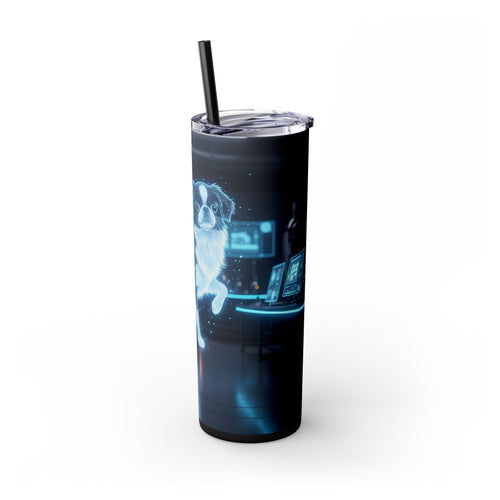 Skinny Tumbler with Straw – 20 oz Stainless Steel Cup