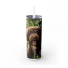 Skinny Tumbler with Straw – 20 oz Stainless Steel Cup