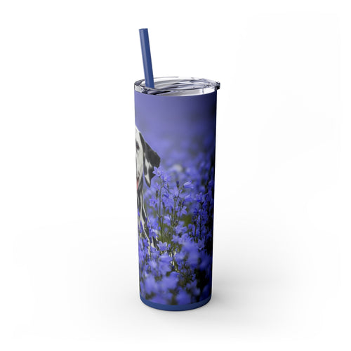 Skinny Tumbler with Straw – 20 oz Stainless Steel Cup