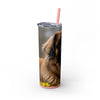 Skinny Tumbler with Straw – 20 oz Stainless Steel Cup