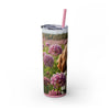Skinny Tumbler with Straw – 20 oz Stainless Steel Cup