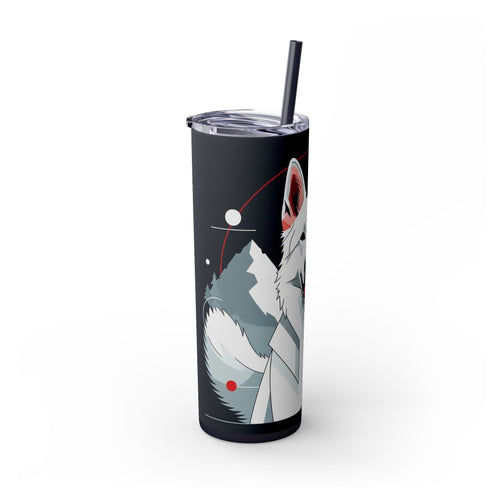 Skinny Tumbler with Straw – 20 oz Stainless Steel Cup