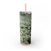 Skinny Tumbler with Straw – 20 oz Stainless Steel Cup