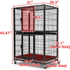 31 Two-Tier Dog Crate 46A