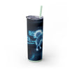Skinny Tumbler with Straw – 20 oz Stainless Steel Cup