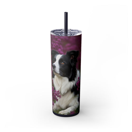 Skinny Tumbler with Straw – 20 oz Stainless Steel Cup