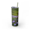 Skinny Tumbler with Straw – 20 oz Stainless Steel Cup