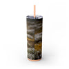 Skinny Tumbler with Straw – 20 oz Stainless Steel Cup