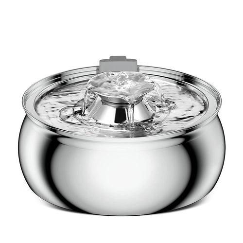 Stainless Steel Smart Pet Water Dispenser with Automatic Circulation and Filtration, Large Capacity Feeder for Cats and Dogs