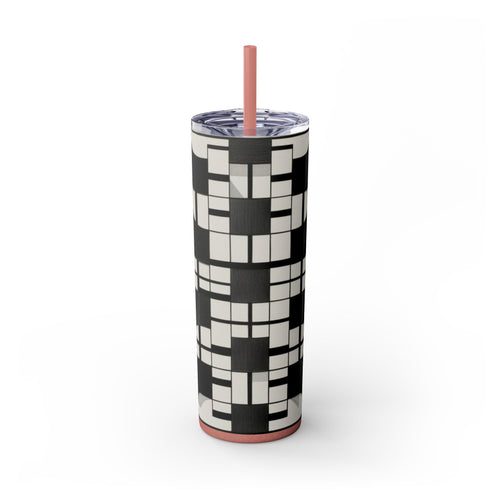 Skinny Tumbler with Straw – 20 oz Stainless Steel Cup