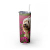 Skinny Tumbler with Straw – 20 oz Stainless Steel Cup