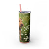 Skinny Tumbler with Straw – 20 oz Stainless Steel Cup