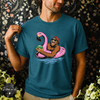 Bigfoot Floating Tee | Funny Summer Sasquatch Graphic T-Shirt